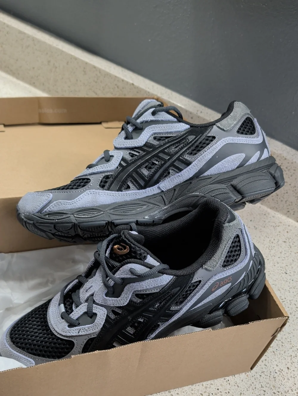 ASICS Gel-NYC Men's Graphite Grey/Black Sneakers Size 10